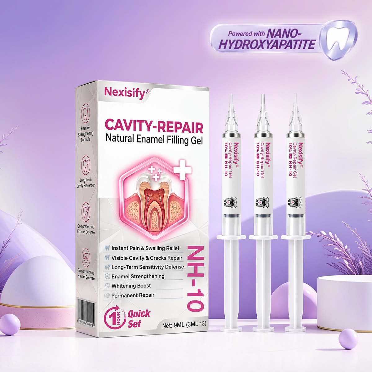 Nexisify® Cavity-Repair Natural Enamel Filling Gel