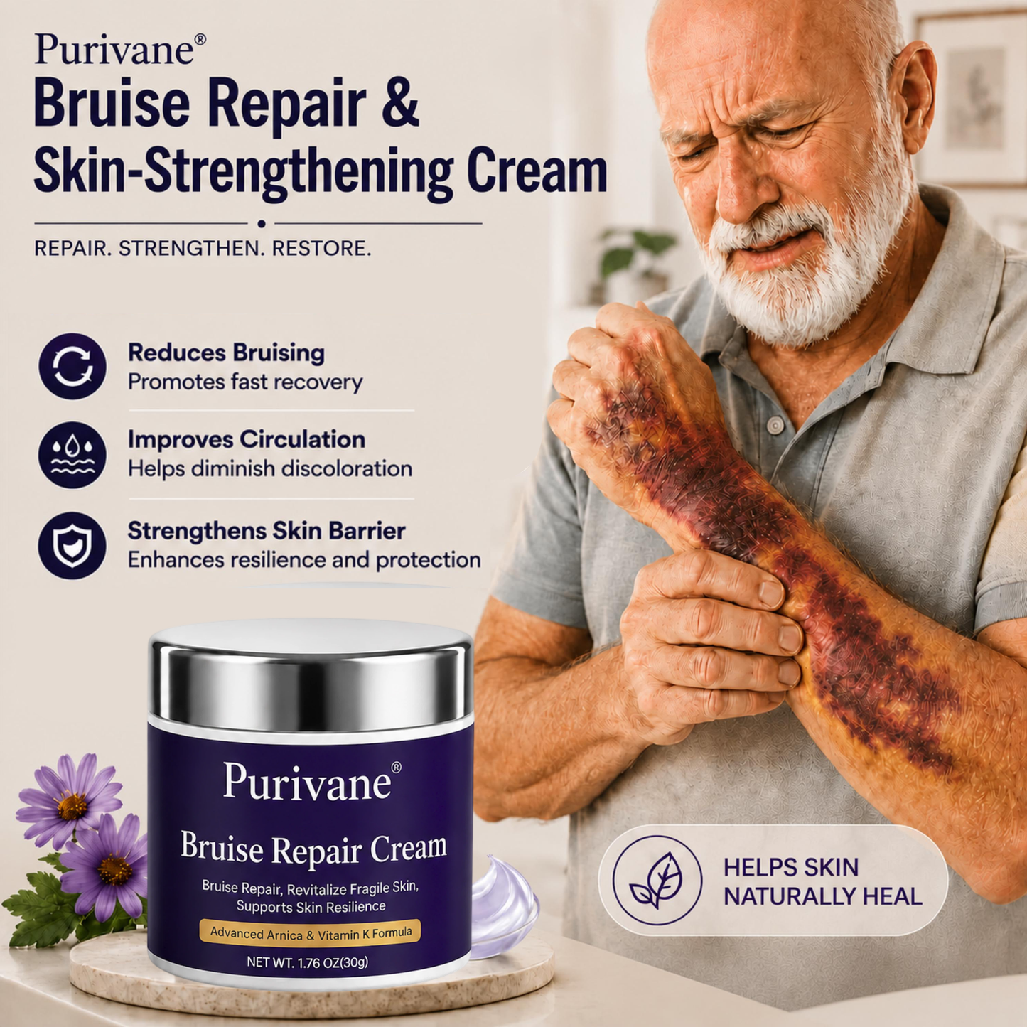 💥100K+ SOLD💕- Purivane® Bruise Repair & Skin-Strengthening Cream