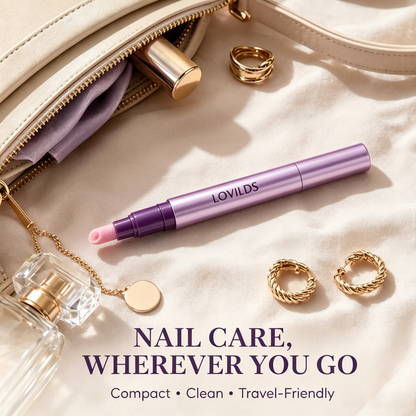 💅 Nail Care Oil Pen 🌸✨ Cuticle Pusher Moisturizing Strengthening Repair Pen