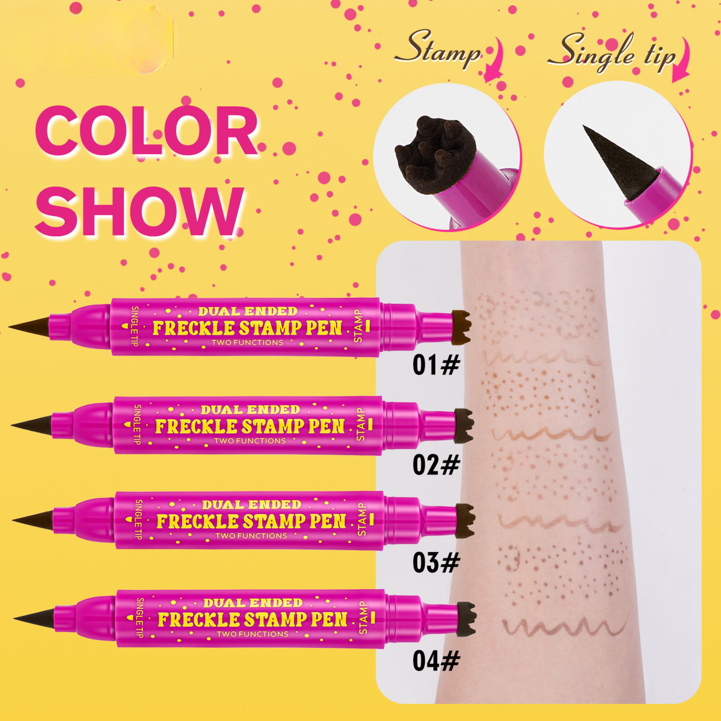3-in-1 Long-Lasting Waterproof Faux Freckle Stamp