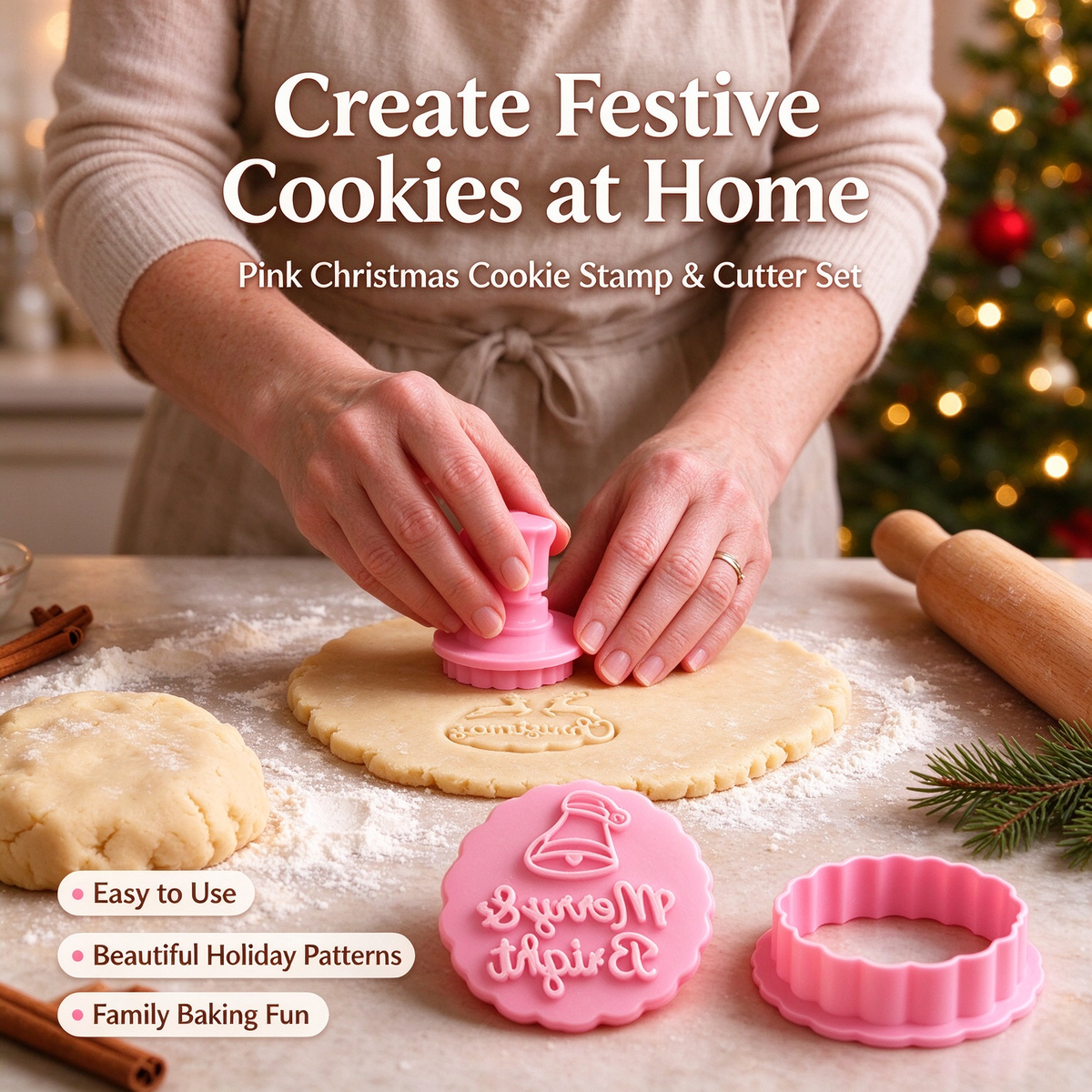 Merry Christmas Cookie Stamp(10 Style)
