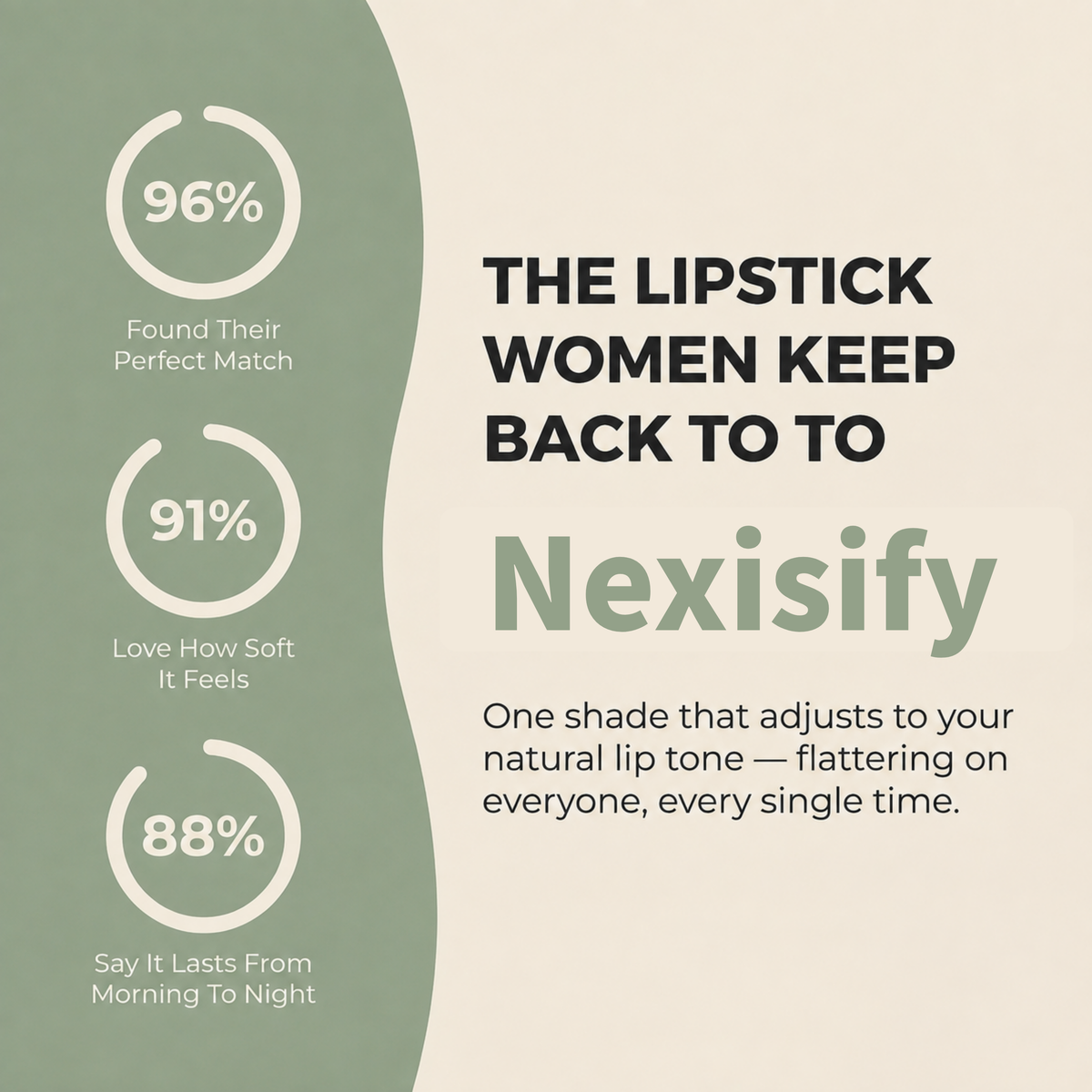 Age-Defying Color-Adaptive Lipstick