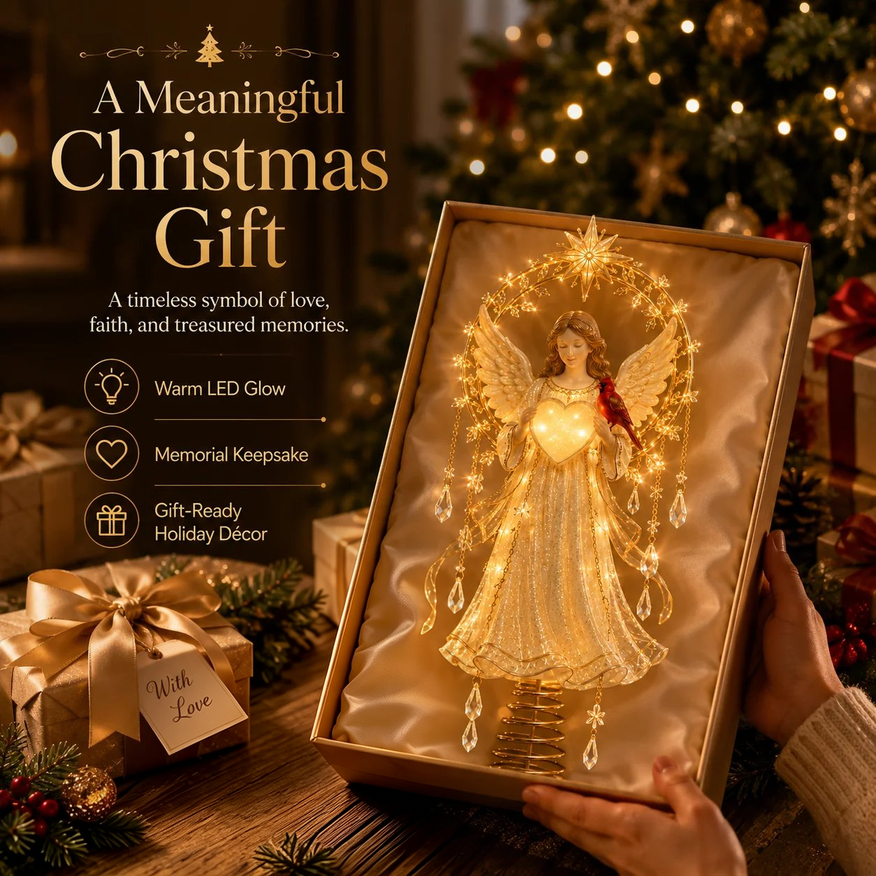 🎄Lighted Memorial Christmas Tree Topper Collection