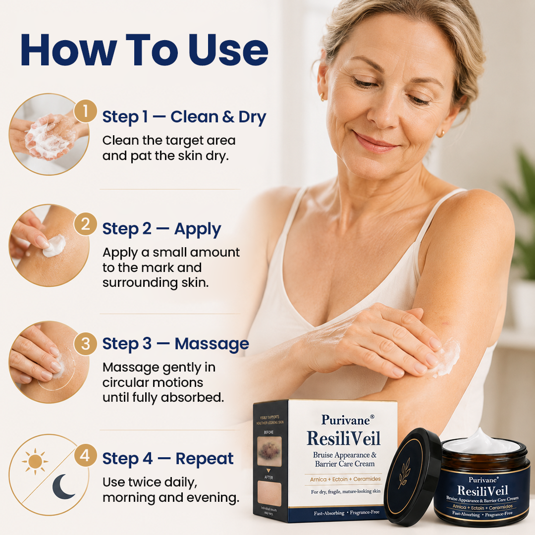 Purivane® ResiliVeil Bruise Appearance Barrier Care Cream