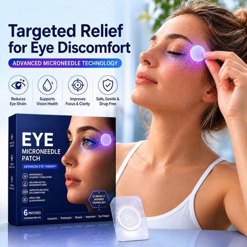 Transdermal Vision-Repair Eye Microneedle Patch