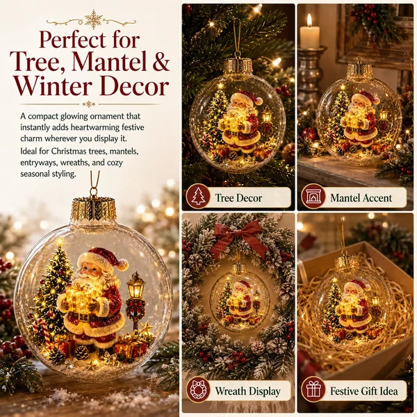 🎄Glowing Christmas Diorama Ornament – Perfect Christmas Tree Decorations