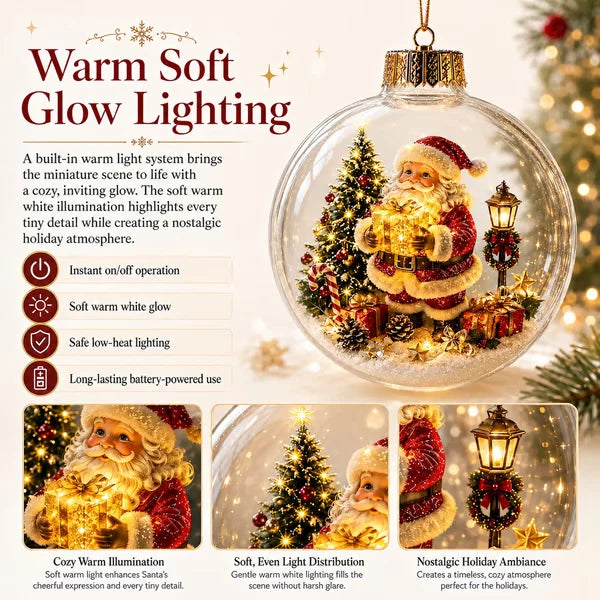 🎄Glowing Christmas Diorama Ornament – Perfect Christmas Tree Decorations