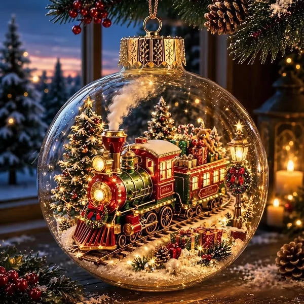 🎄Glowing Christmas Diorama Ornament – Perfect Christmas Tree Decorations