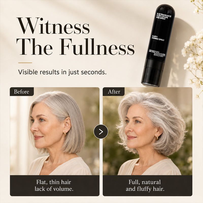 Airy fuller looking hair after volumizing
