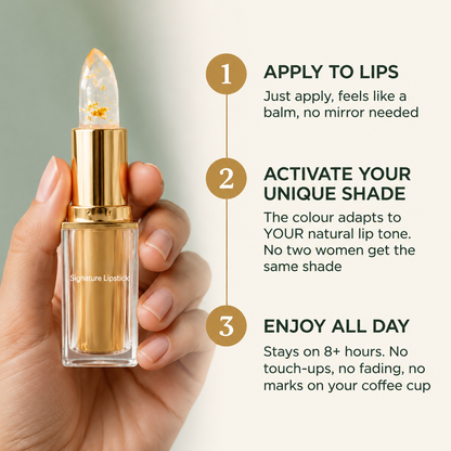 Age-Defying Color-Adaptive Lipstick