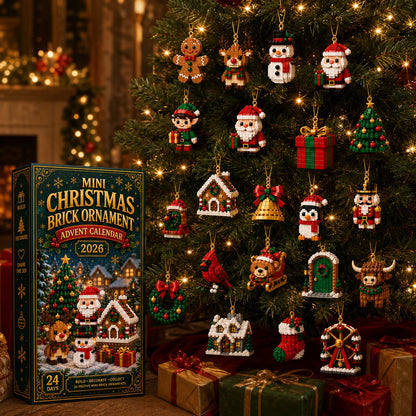 🎄 24-Day Mini Christmas Ornament Advent Calendar
