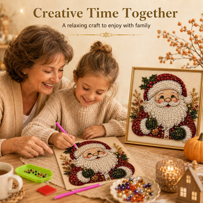 🎨💎DIY Christmas Pearl Diamond Painting Art Kit With Frame