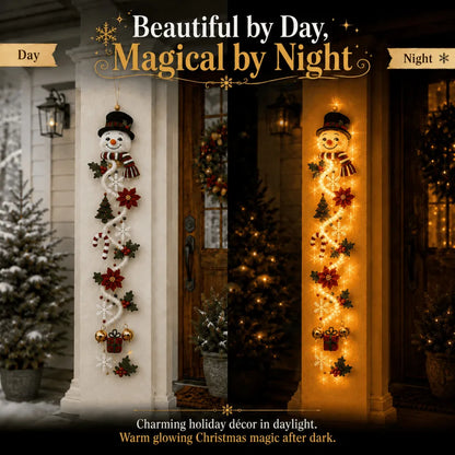 🎄 Illuminated Christmas door hanging | 6 festive illuminated designs