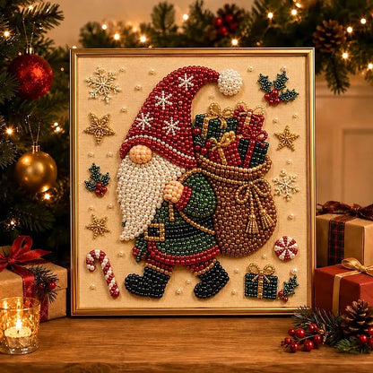 🎨💎New-DIY Christmas Pearl Diamond Painting Art Kit With Frame
