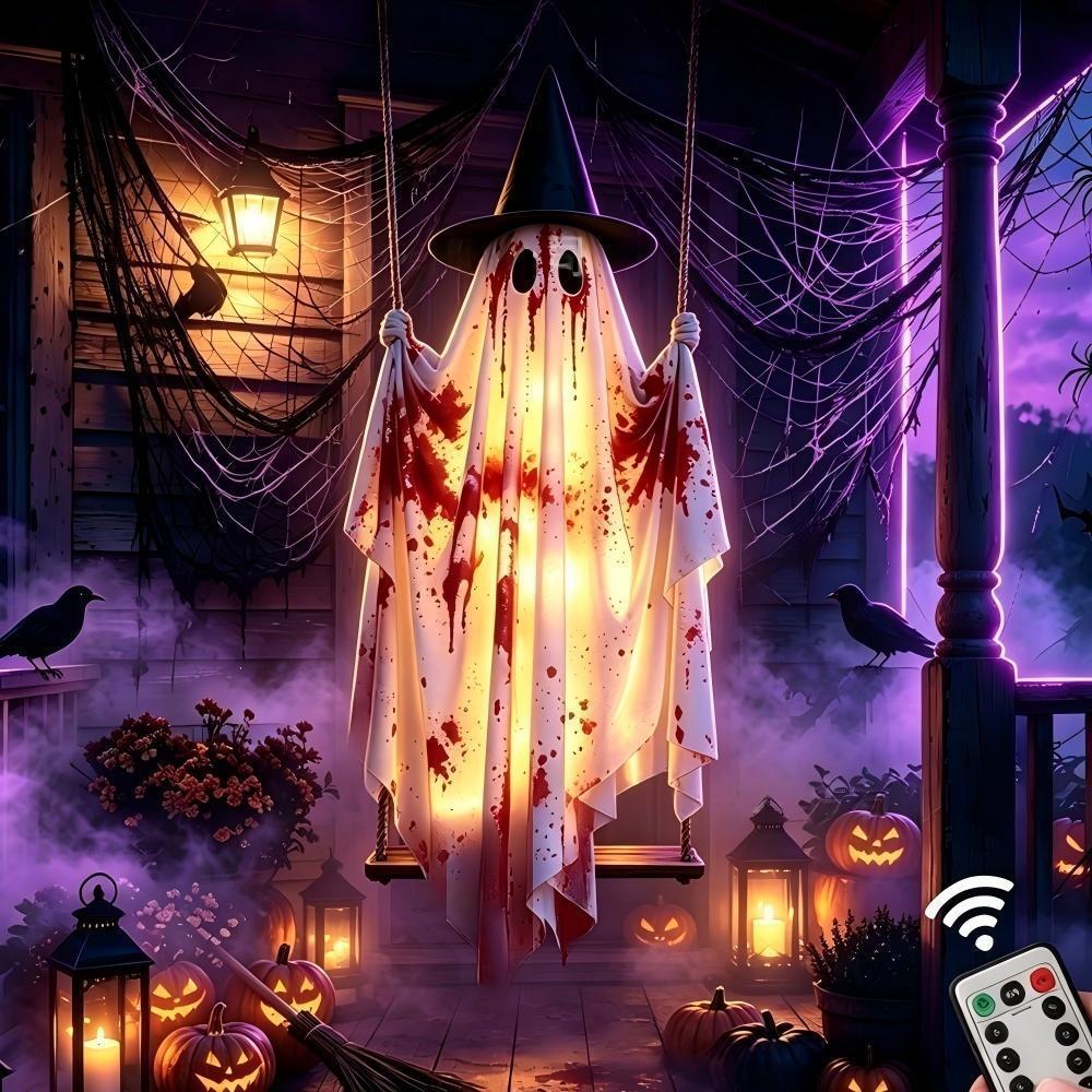 🎃Halloween 5FT Hanging Ghost Swing