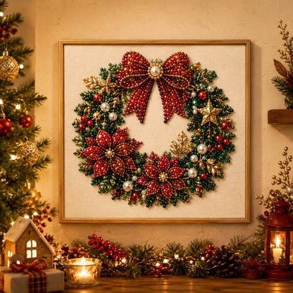 🎨💎DIY Christmas Pearl Diamond Painting Art Kit With Frame