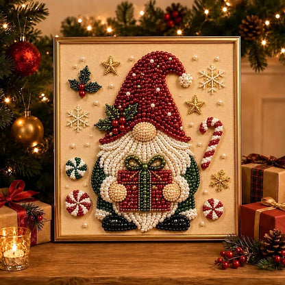 🎨💎New-DIY Christmas Pearl Diamond Painting Art Kit With Frame