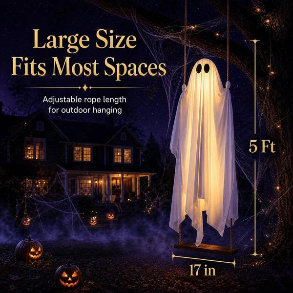 🎃Halloween 5FT Hanging Ghost Swing