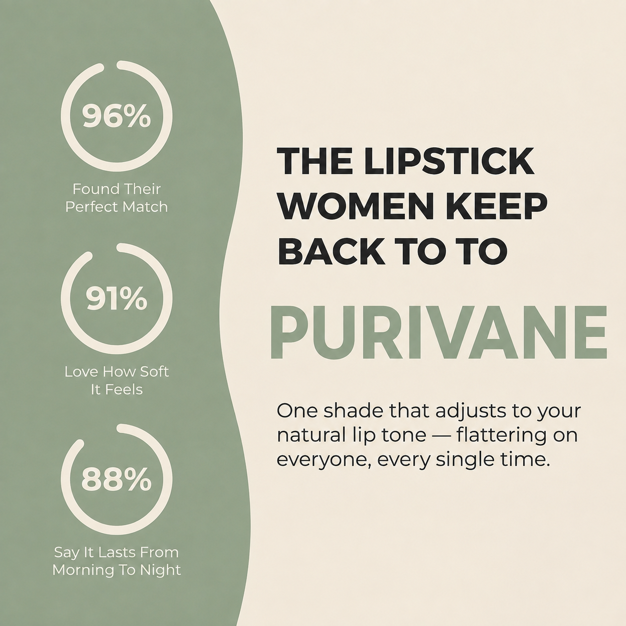 Purivane Age-Defying Color-Adaptive Lipstick