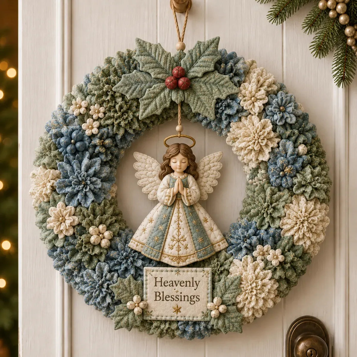 ✨ Make A Christmas Wreath You'll Be Proud To Display ❤️ 3D Fabric Poke DIY Kit With Tutorial & Guide Included